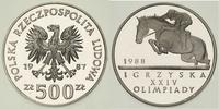 500 złotych 1987, Warszawa, Olimpiada - Jazda na