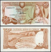 50 centów 1.11.1989, seria T, niska numeracja 00
