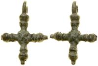 krzyż średniowieczny XII–XIV wiek, z uszkiem u g