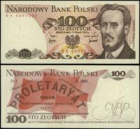 100 złotych 17.05.1976, seria BA, numeracja 4497