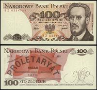 100 złotych 17.05.1976, seria BZ, numeracja 0334