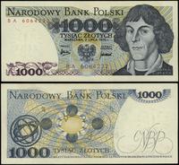 1.000 złotych 2.07.1975, seria BA, numeracja 606