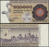 200.000 złotych 1.12.1989, seria F, numeracja 77