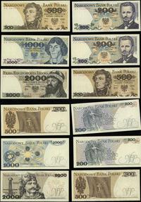 zestaw 10 banknotów 1979–1990, w zestawie: 2 x 2