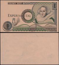 banknot testowy - kobieta z dynastii Tudorów 198
