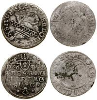 zestaw: trojak i grosz 1632 i 1629, Elbląg, raze