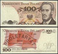 100 złotych 15.01.1975, seria R, numeracja 54549