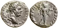 denar 195, Rzym, Aw: Głowa cesarza w wieńcu laur