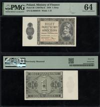 1 złoty 1.10.1938, seria IL, numeracja 8686610, 