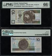 10 złotych 25.03.1994, seria KF, numeracja 30552