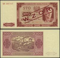 100 złotych 1.07.1948, seria KR, numeracja 26674
