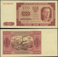 100 złotych 1.07.1948, seria GN, numeracja 04201