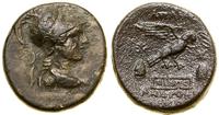 brąz ok. 88–40 pne, Aw: Popiersie Ateny w hełmie
