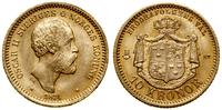 10 koron 1874, Sztokholm, złoto, 4.47 g, wyśmien