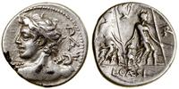 denar 112–111 pne, Rzym, Aw: Popiersie w lewo Ap