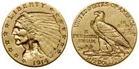 2 1/2 dolara 1914, Filadelfia, typ Indian Head, 