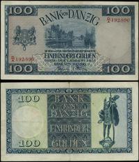 100 guldenów 1.08.1931, seria D/A, numeracja 192