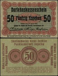 50 kopiejek 17.04.1916, Poznań, na odwrocie klau
