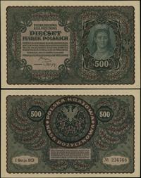 500 marek polskich 23.08.1919, seria I-BD, numer