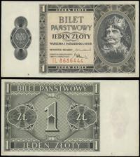 1 złoty 1.10.1938, seria IL, numeracja 8688444, 