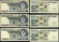 zestaw: 3 x 1.000 złotych 1.06.1982, serie: EL, 