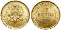 20 marek 1913 S, Helsinki, złoto, 6.45 g, bardzo