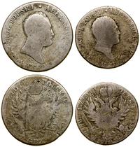 zestaw: 1 złoty 1819 i 2 złote 1816, Warszawa, r