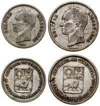 lot 2 monet 1954, Denver, 25 i 50 centimos, raze