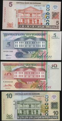 Surinam, zestaw 4 banknotów, 1996–2019