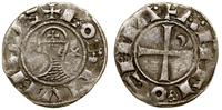 denar ok. 1225–1250, Antiochia, Aw: Popiersie w 