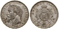 5 franków 1869 BB, Strasburg, srebro próby 900, 
