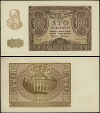 100 złotych 1.03.1940, seria E, numeracja 606217