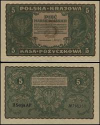 5 marek polskich 23.08.1919, seria II-AP, numera