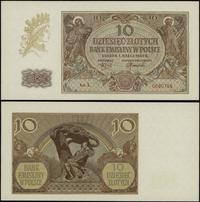 10 złotych 1.03.1940, seria L, numeracja 0080766