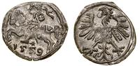 denar 1559, Wilno, ładna moneta z dużym blaskiem