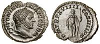 denar 216, Rzym, Aw: Głowa cesarza w wieńcu laur