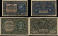Polska, zestaw 3 banknotów, 1919–1922