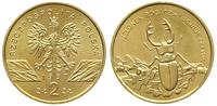 2 złote 1997, Jelonek Rogacz, nordic gold, Parch