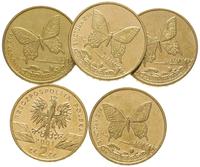 lot 5x2 złote 2001, Paź Królowej, Nordic Gold, r