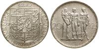 20 koron 1933, Kremnica, srebro próby 700, 12.05