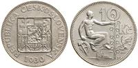 10 koron 1930, Kremnica, srebro próby 700, 10.01