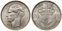 20 franków 1935, Bruksela, srebro próby 680, lek
