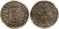 24 grosze (grote) 1658, z tytulaturą cesarza Leo