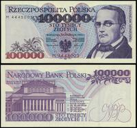 100.000 złotych 16.11.1993, seria M, numeracja 4