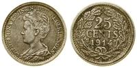 Niderlandy, 25 centów, 1914