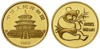 10 yuanów 1982, Miś panda, złoto próby 999, 3.13