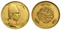 20 piastrów AH 1341 (1923), złoto próby 875, 1.6
