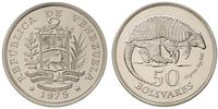50 bolivarów 1975, srebro "925" 35.41 g, stempel