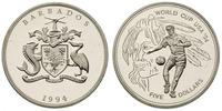 5 dolarów 1994, MŚ w Piłce Nożnej, srebro '925' 