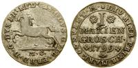 1 grosz maryjny 1799, Brunszwik, rewers przetart